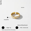 QIAOREN 14190-96 Daisy Pattern Open Ring Set, Multi Style Enamel Adjustable Stackable Ring Jewelry Gift for Daily Fashion