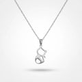 QIAOREN 11285 18K Gold Plated Hollow Cat Pendant O-Chain Necklace Stainless Steel Tarnish Free Waterproof Jewelry