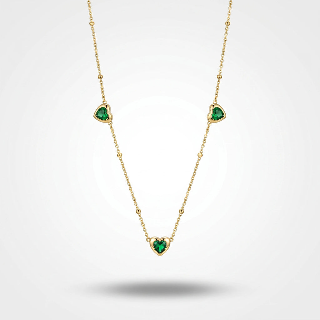 QIAOREN 13521 Wholesale Waterproof Stainless Steel Jewelry Minimalist Gold Plated Necklace for Custom Fashion