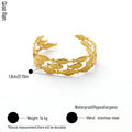 QIAOREN 14106 Stainless Steel Fish Open Cuff Bracelet Waterproof Hypoallergenic Ocean Jewelry OEM ODM