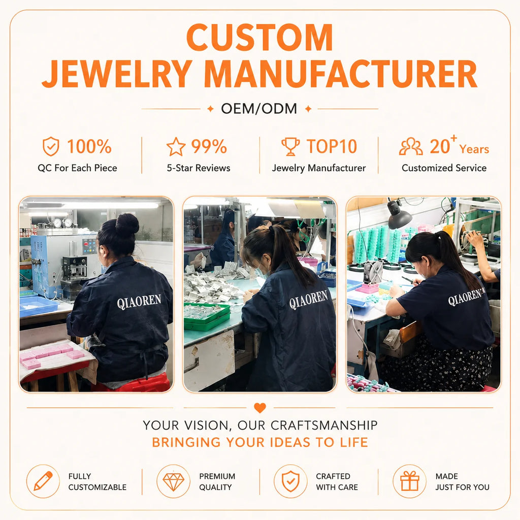QIAOREN Custom Personalized Arm Cuff Engraved Initial OEM/ODM Pendant Gold Stainless Steel Jewelry