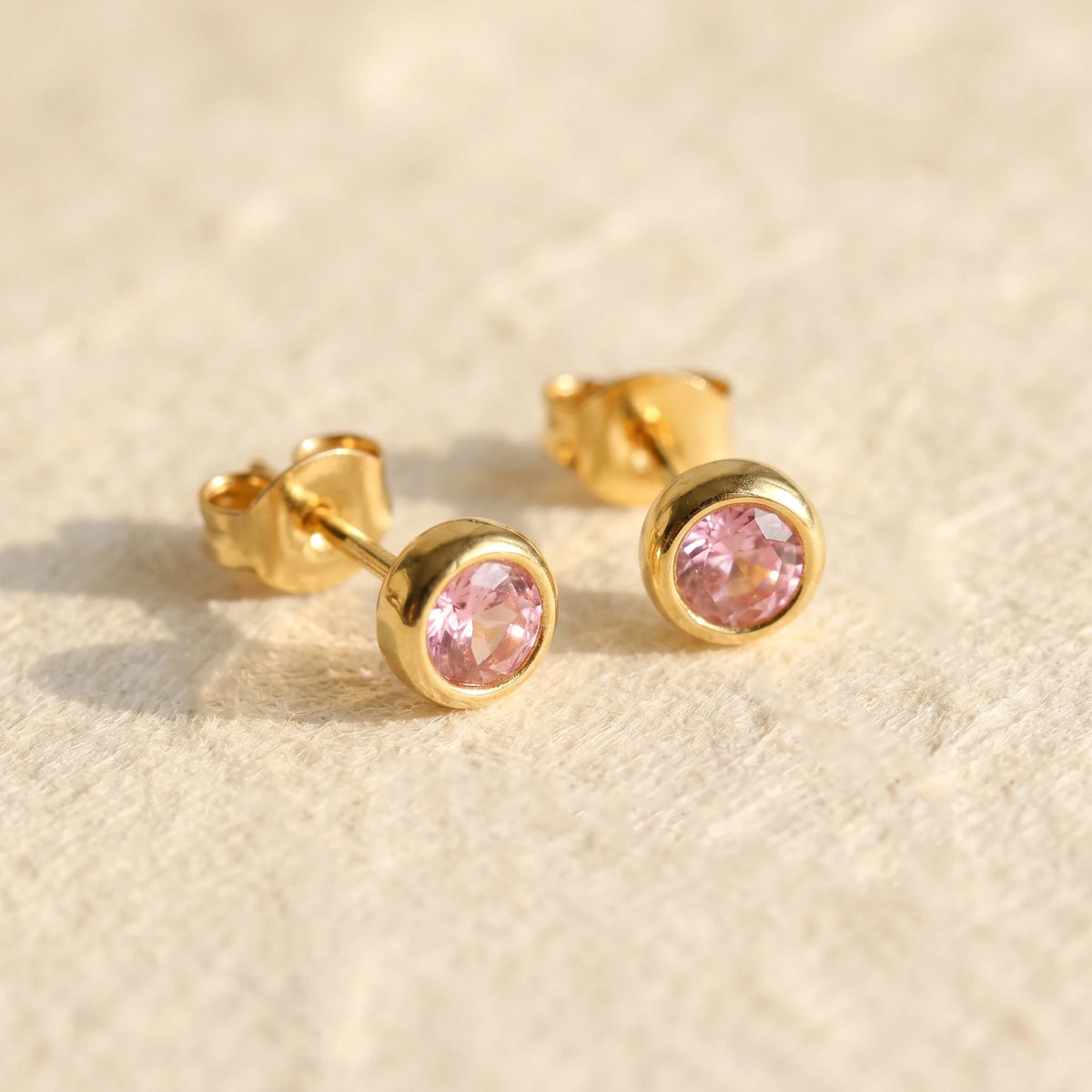 QIAOREN 12190-201 Multi-Color Birthstone Crystal Tiny Studs Hypoallergenic Daily Wear Jewelry Gift for Women